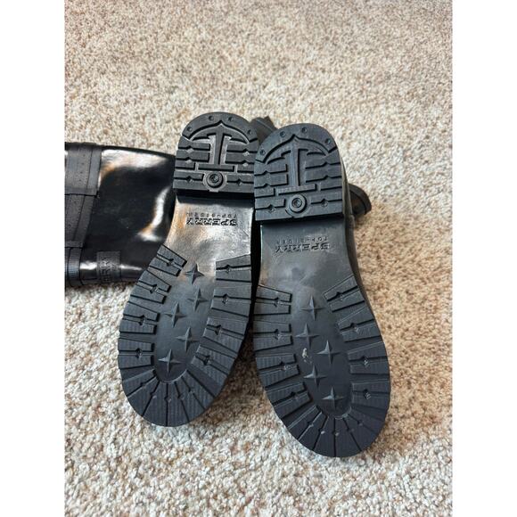 Sperry Top-siders waterproof rain boots, women's size 9, shiny black garden boot - Picture 14 of 16